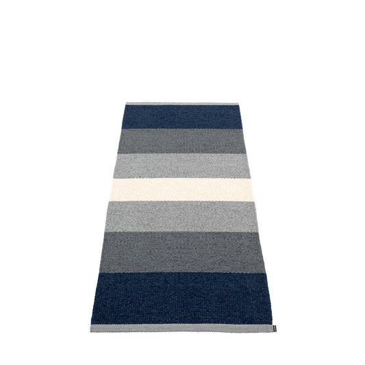 Pappelina Rug Kim Dark Blue